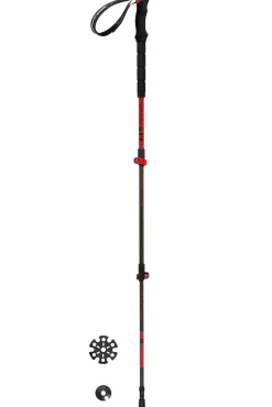 Ferrino BASTONCINI NUPTSE rosso> Bastoni | Alpinismo E Scialpinismo