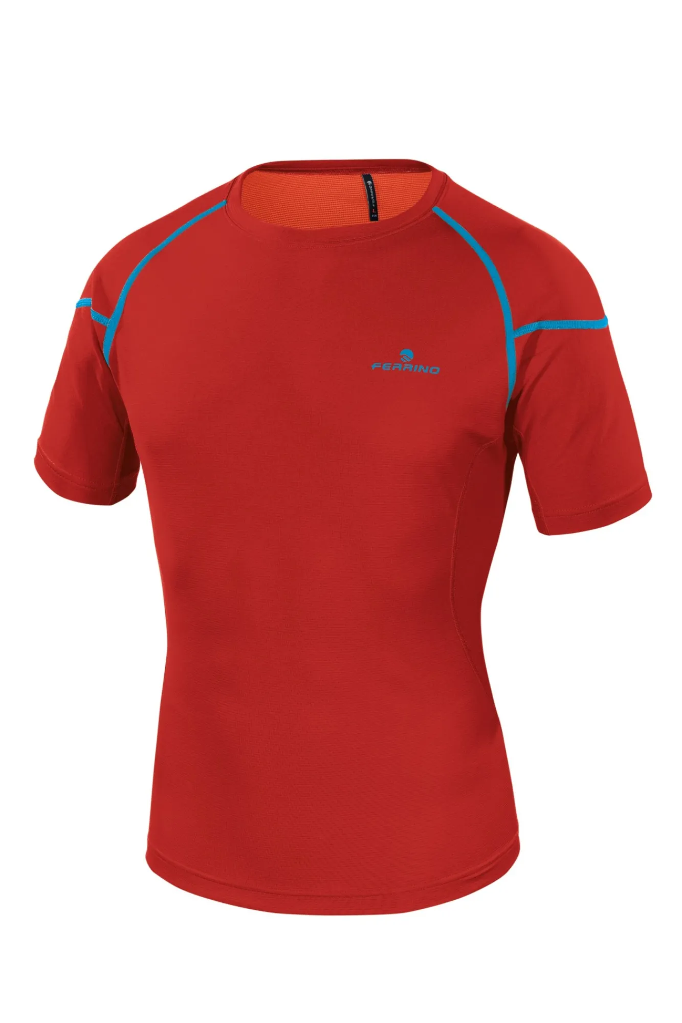 Ferrino KASAI T-SHIRT MAN dark red>Uomo T-shirt E Camicie | Trail Running
