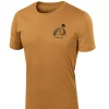 Ferrino RETRO 2.0 T-SHIRT UNISEX khaki>Donna T-shirt E Camicie | T-shirt E Camicie