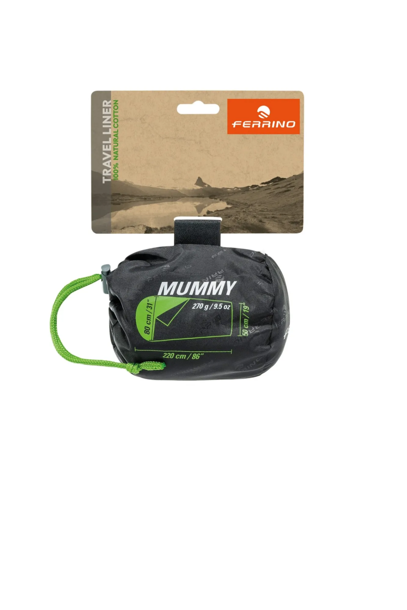 Ferrino SACCO LENZUOLO TRAVEL MUMMY> Sacchi Lenzuolo | Trekking
