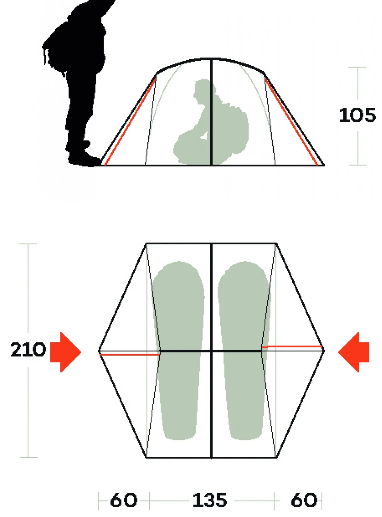 Ferrino TENDA GRIT 2> Ultra Light Adventure | Trekking