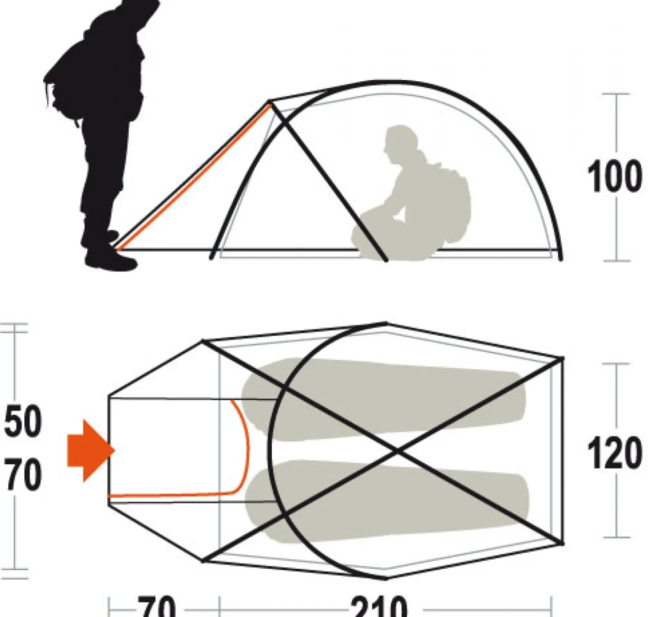 Ferrino TENDA PILIER 2> Expedition | Alpinismo E Scialpinismo
