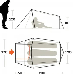 Ferrino TENDA SLING 3 blu><noscript><img width=