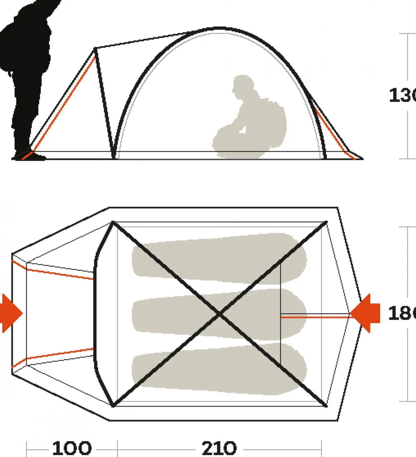 Ferrino TENDA TENERE 3> Outdoor Classic | Trekking